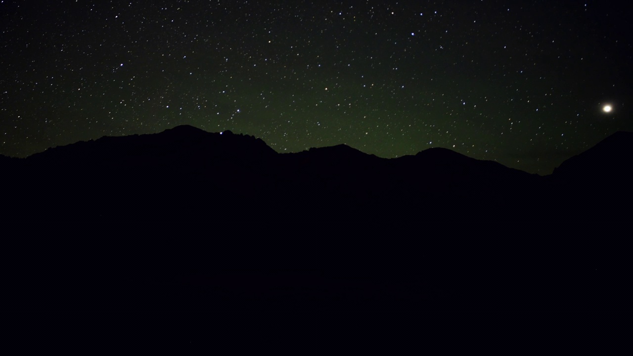 夜星延时视频素材