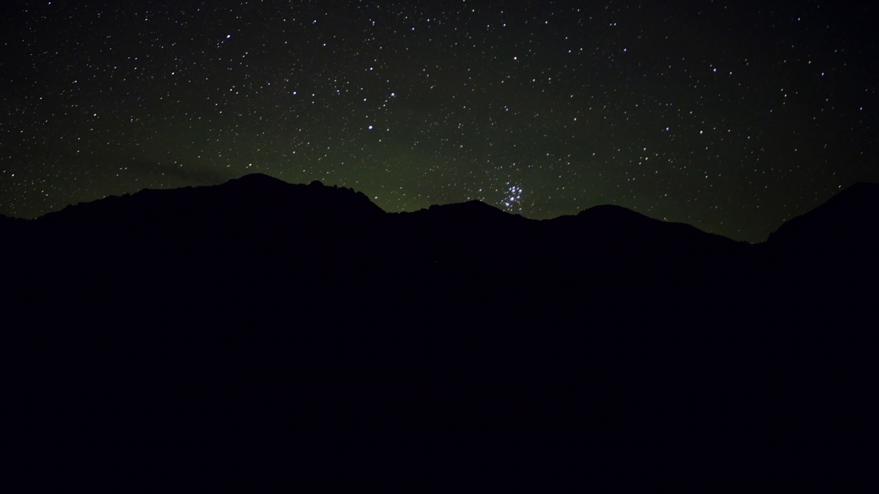 夜星延时视频素材