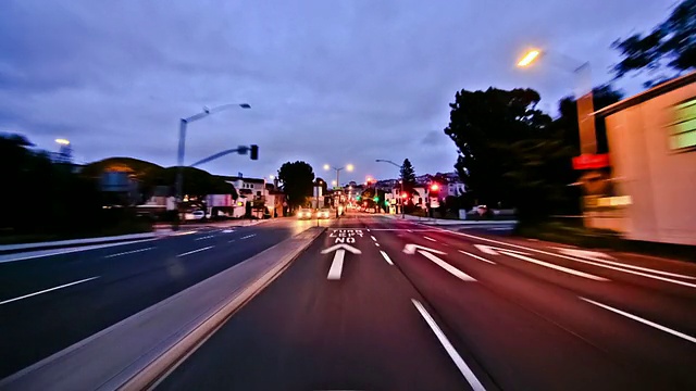 SF City Driving Time Lapse金门大桥视频素材