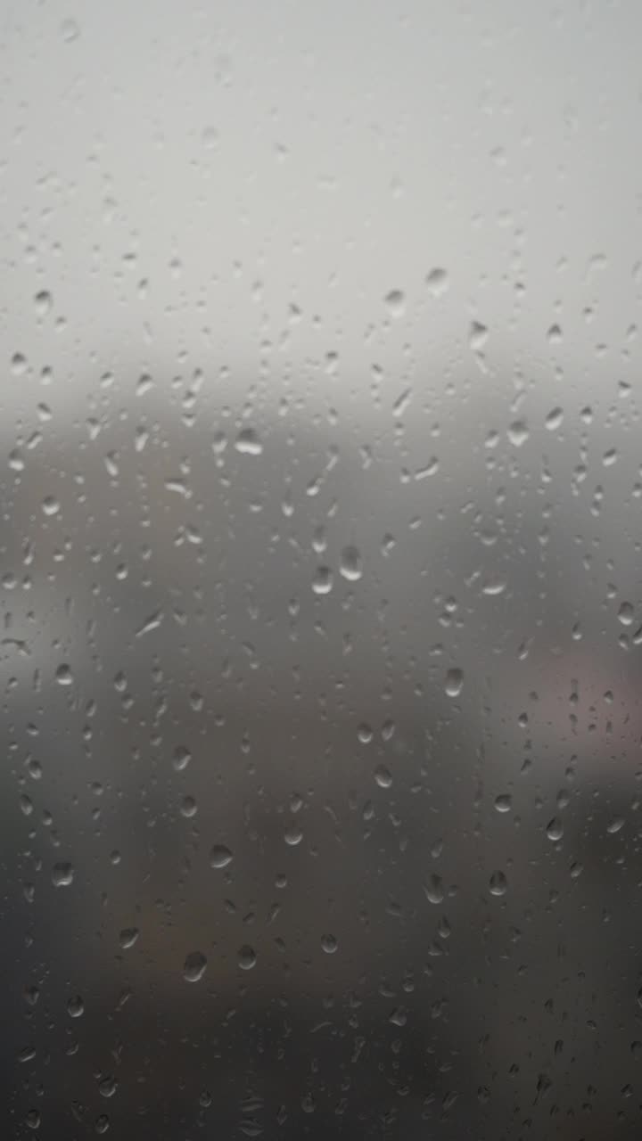 罗马遭遇猛烈的热带暴雨视频素材