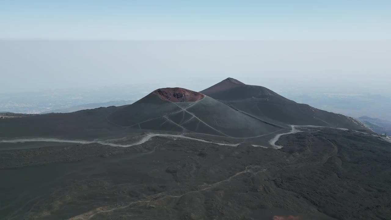 埃特纳火山(意大利西西里岛视频素材