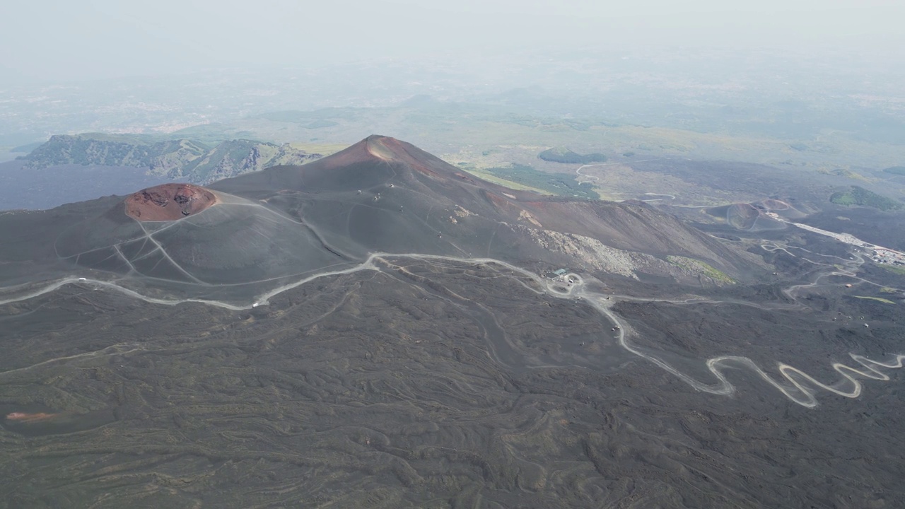 埃特纳火山(意大利西西里岛视频素材