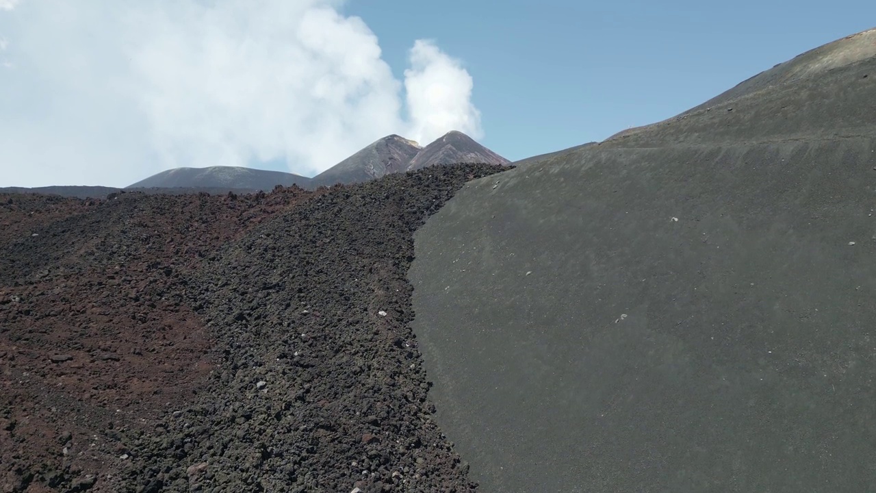 埃特纳火山(意大利西西里岛视频素材