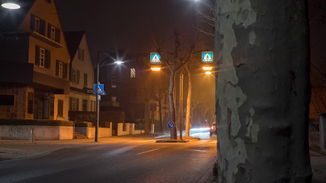 路德维希堡的夜景视频素材