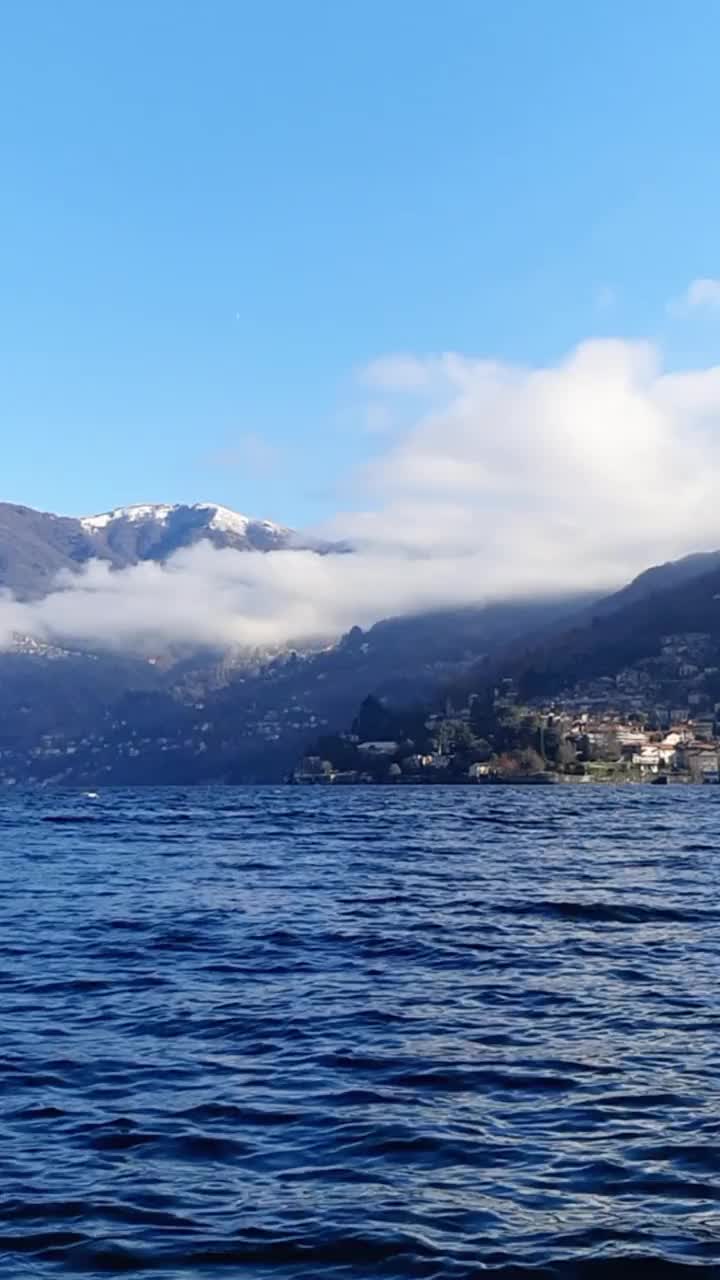 海岸线全景。视频素材