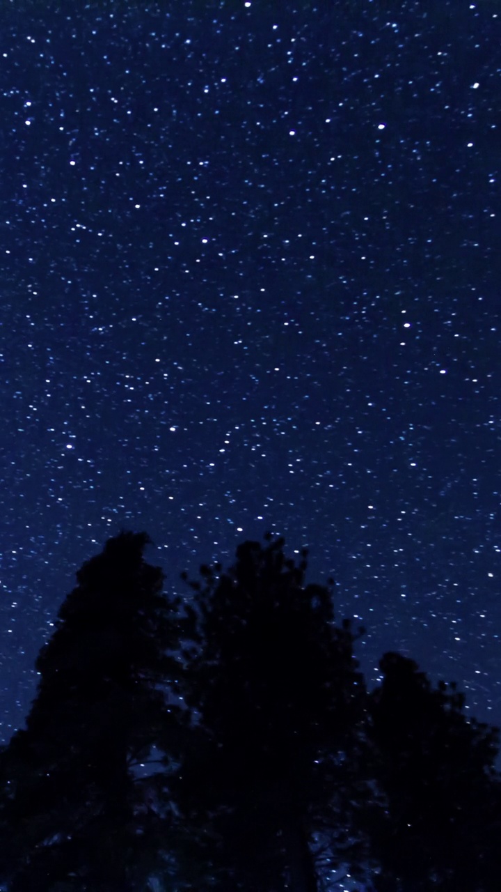 满天繁星的夜空视频素材