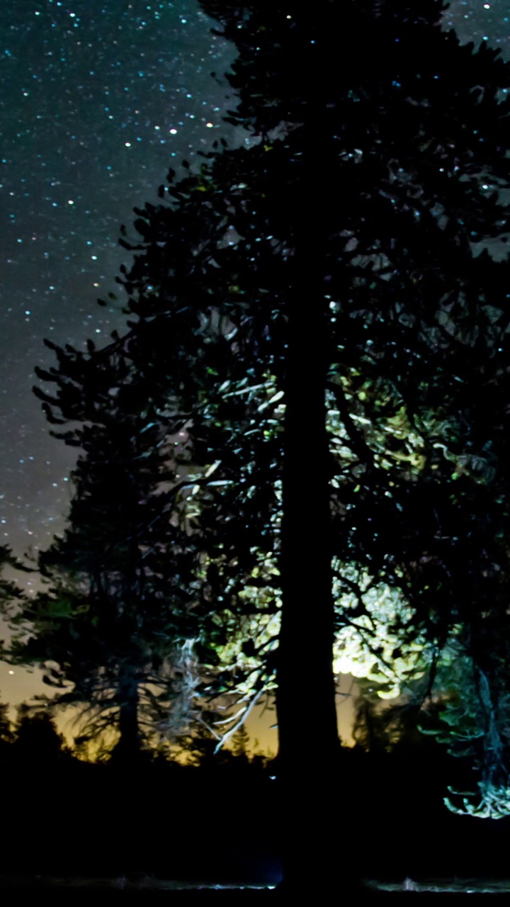 满天繁星的夜空视频素材