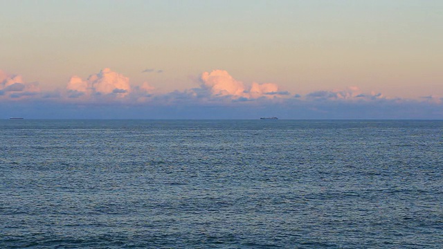 塔斯曼海上时间流逝视频素材