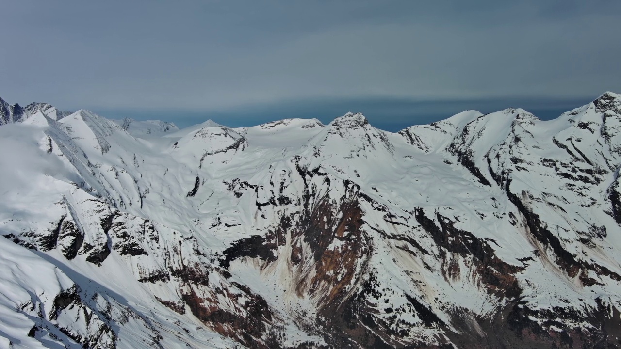 高山雪山景观视频素材