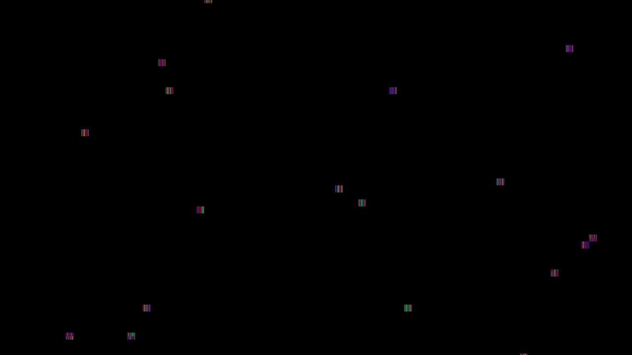 数字故障失真噪声VHS缺陷噪声伪影，旧磁带。电视没有信号。噪声叠加视频素材