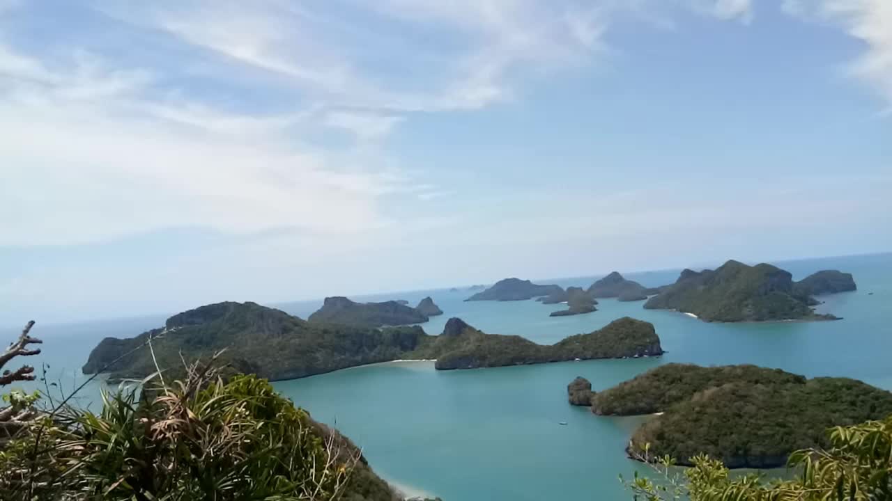 泰国苏梅岛的山顶视频素材