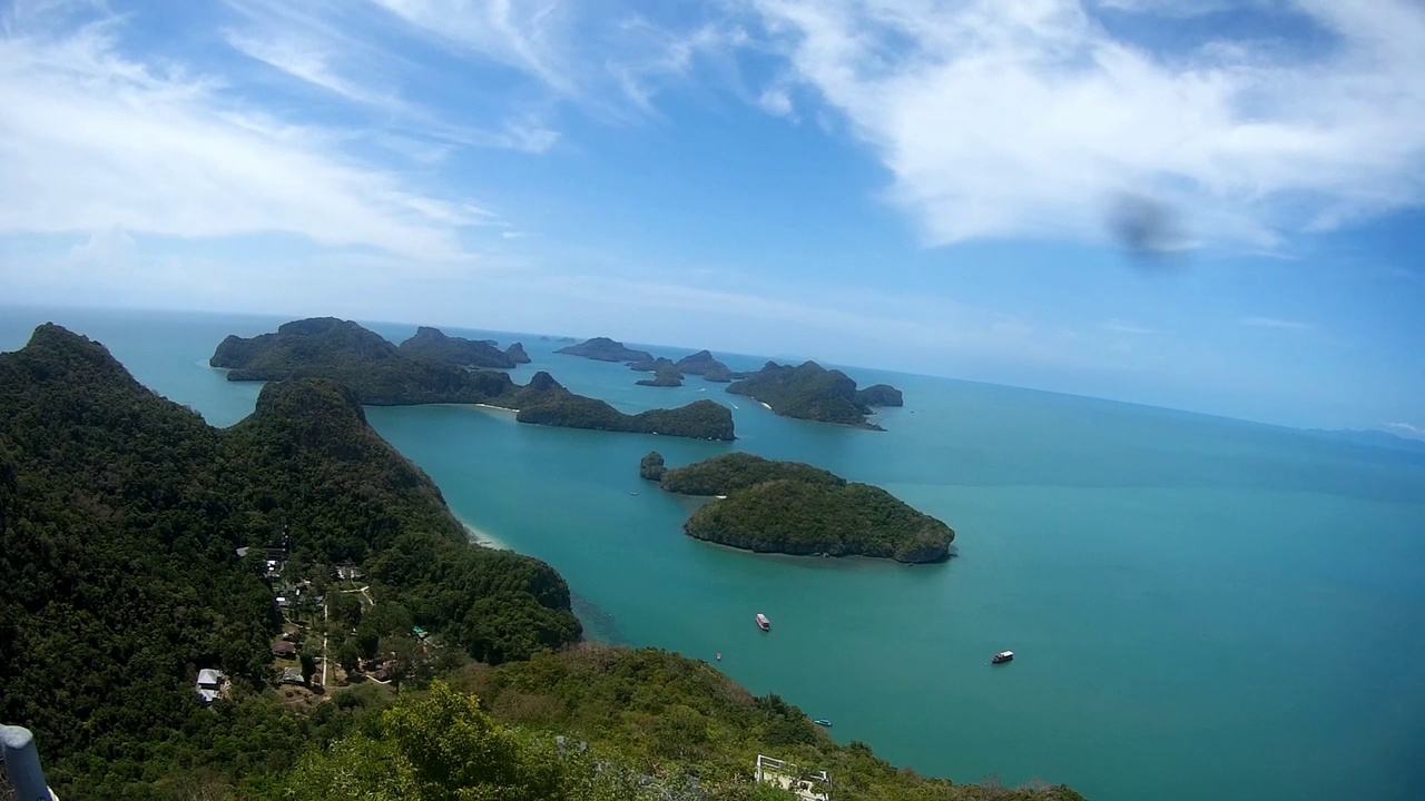 泰国苏梅岛的山顶视频素材