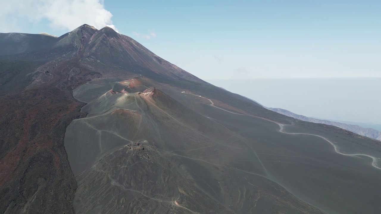 埃特纳火山(意大利西西里岛视频素材