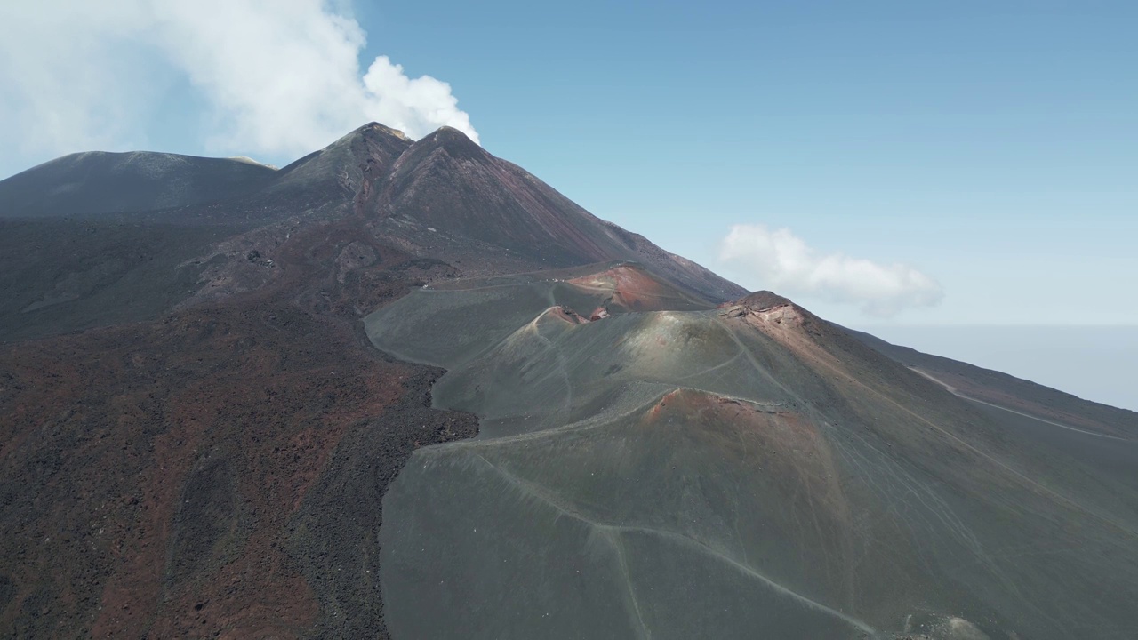 埃特纳火山(意大利西西里岛视频素材