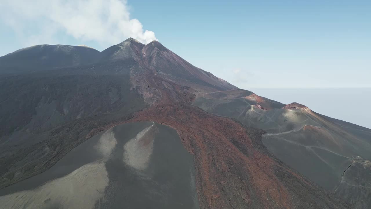 埃特纳火山(意大利西西里岛视频素材