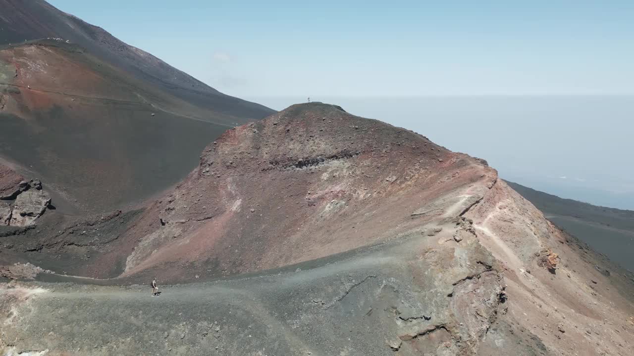 埃特纳火山(意大利西西里岛视频素材