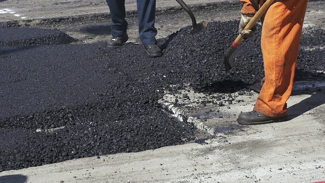 道路建设慢动作视频素材