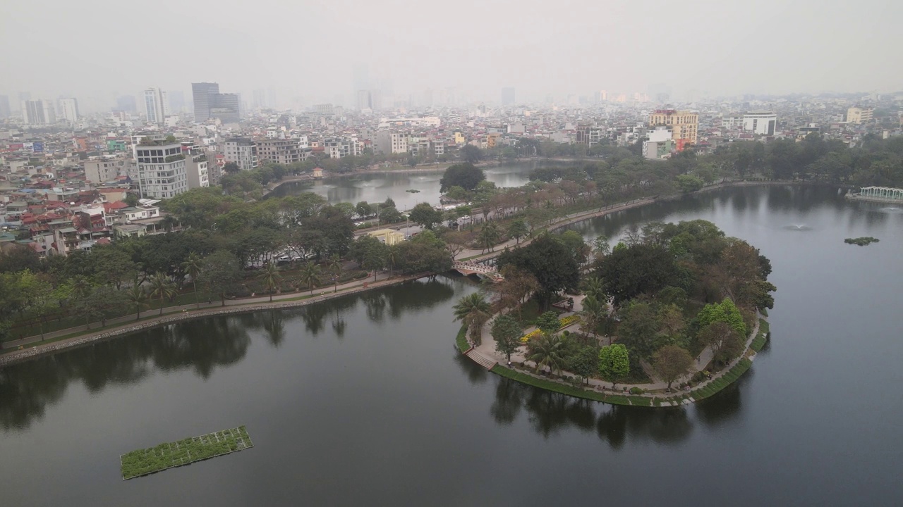 越南河内鸟瞰图视频素材