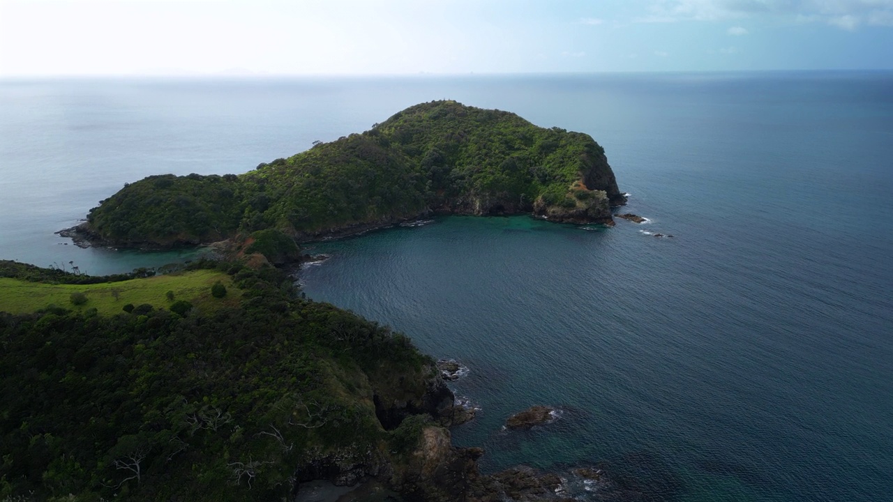 新西兰空中海岸线视频素材