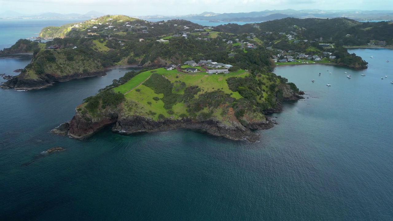 新西兰空中海岸线视频素材