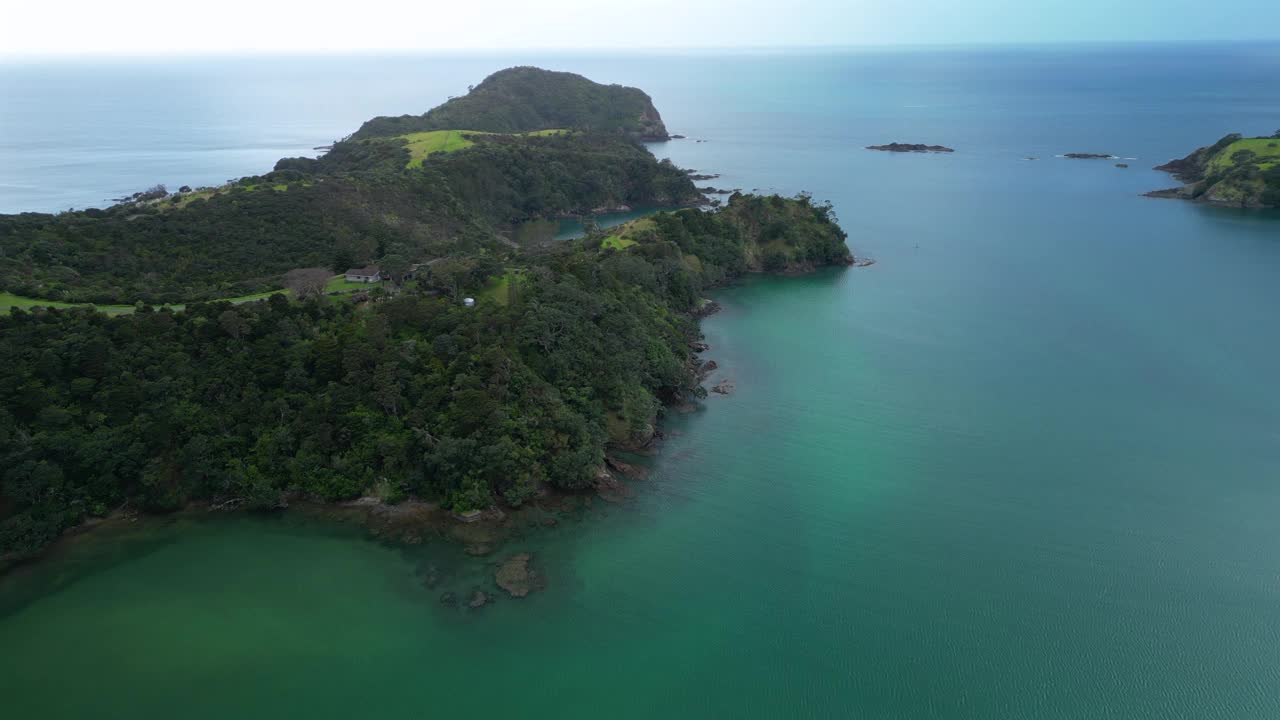 新西兰空中海岸线视频素材