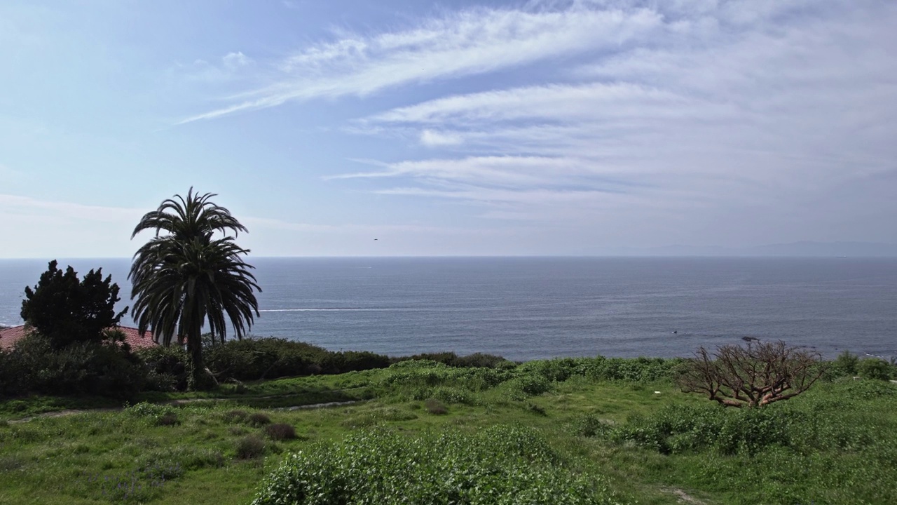 风景秀丽的太平洋海岸和美丽的自然风光视频素材