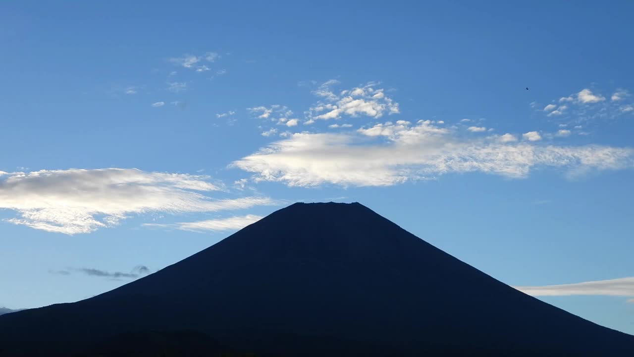 富士山黎明视频素材