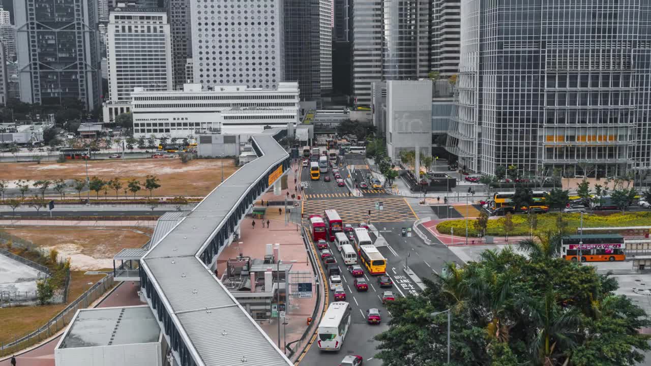 城市交通天线视频素材