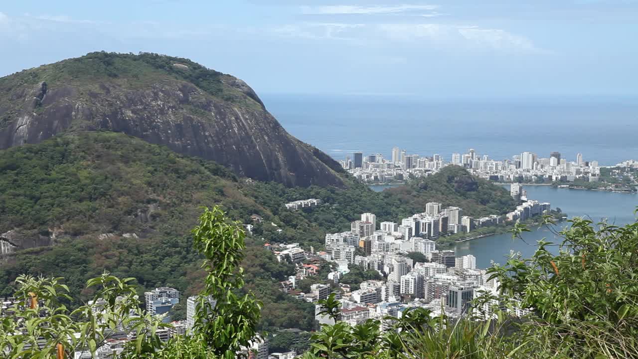 里约热内卢休格洛夫山的风景视频素材