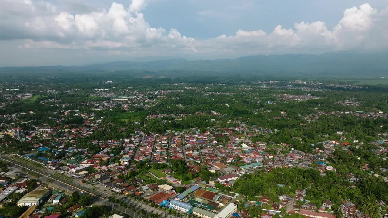 北达沃市的塔古姆市。菲律宾。视频素材