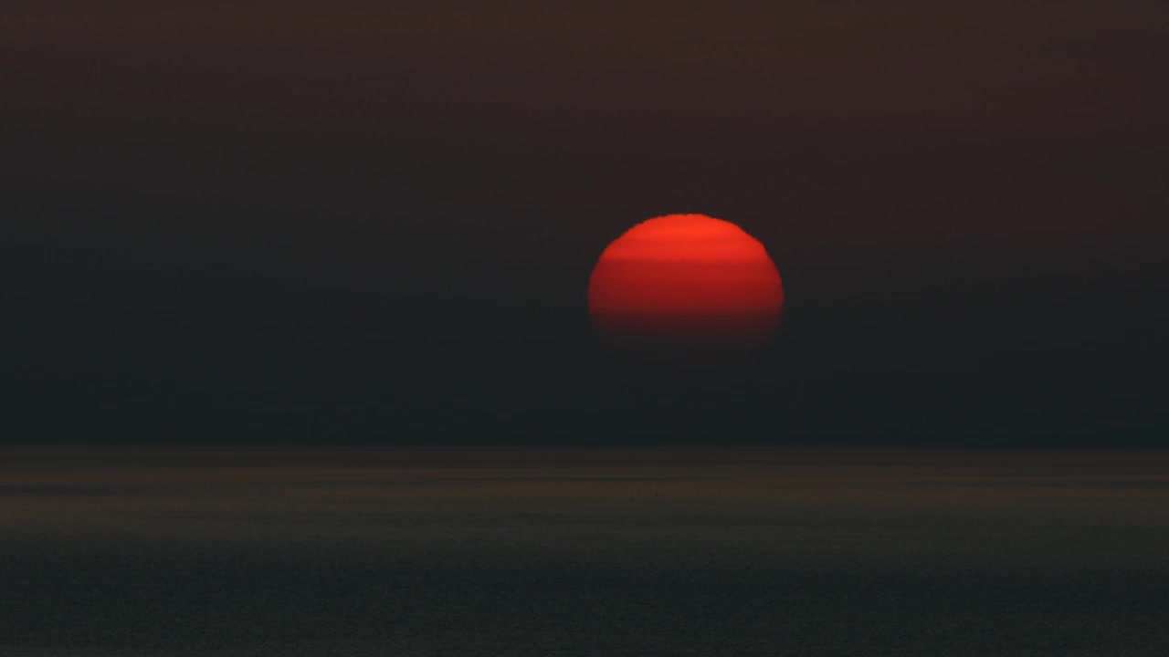 4K:海上的日落视频下载