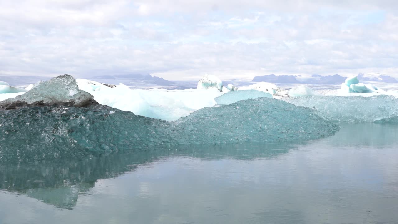 Jökulsárlón冰岛冰川泻湖视频素材