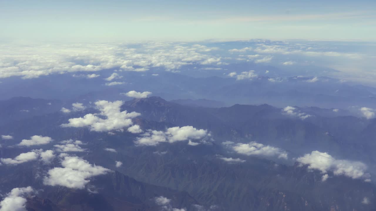 云和山的航空摄影视频素材