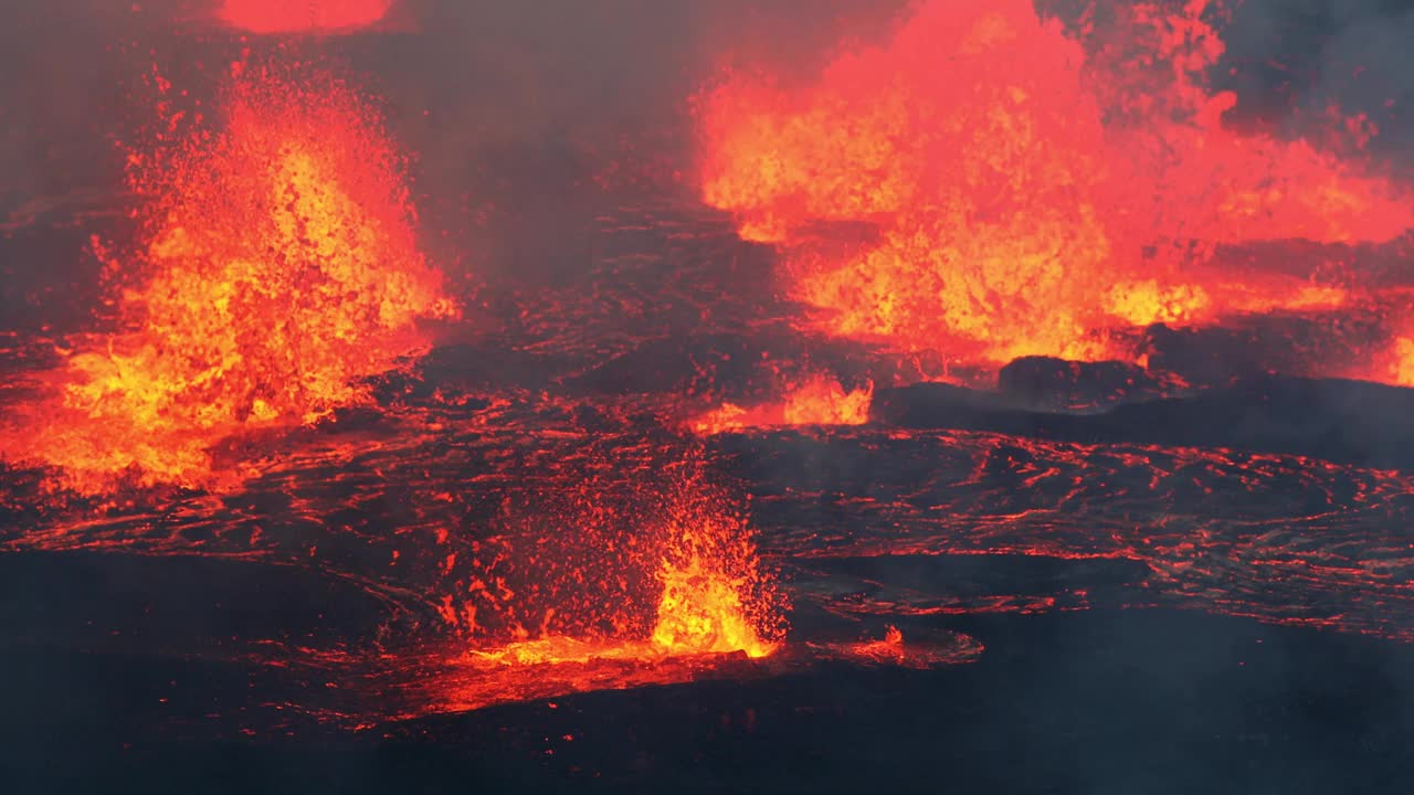 2023年9月10日基拉韦厄火山爆发视频素材