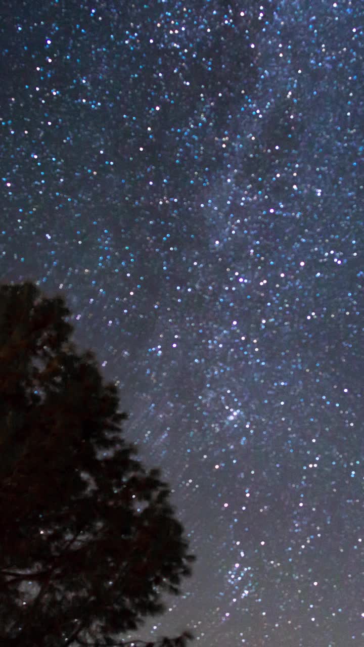 满天繁星的夜空视频素材