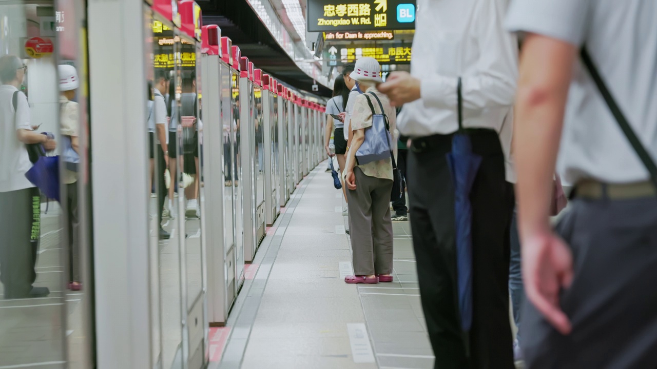 台湾地铁站视频素材