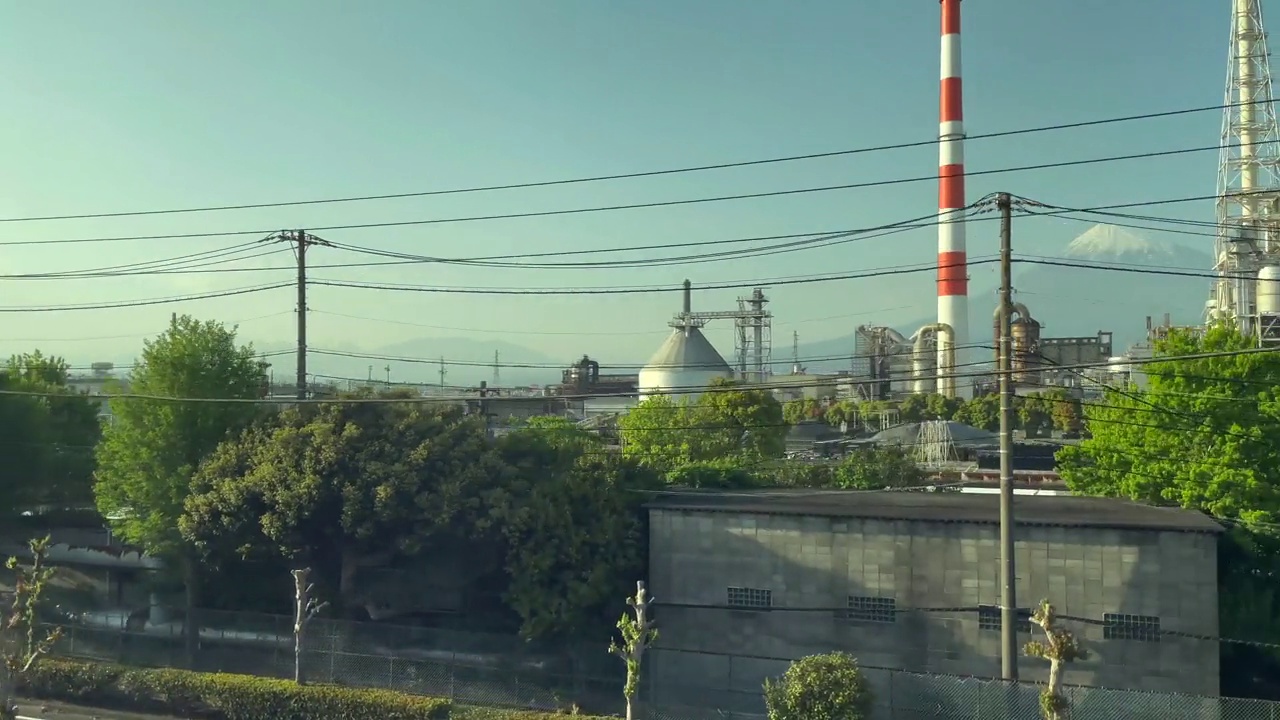 日本:富士山的跟踪视图视频素材