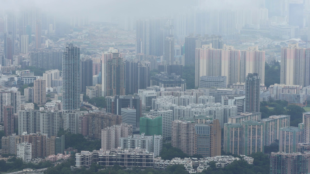 位于九龙山区的住宅区，2021年7月14日视频下载