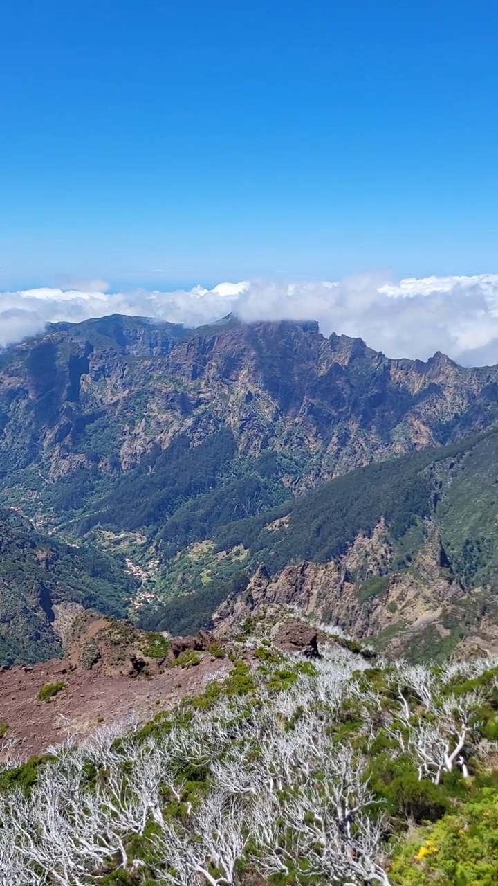 马德拉山脉景观视频下载