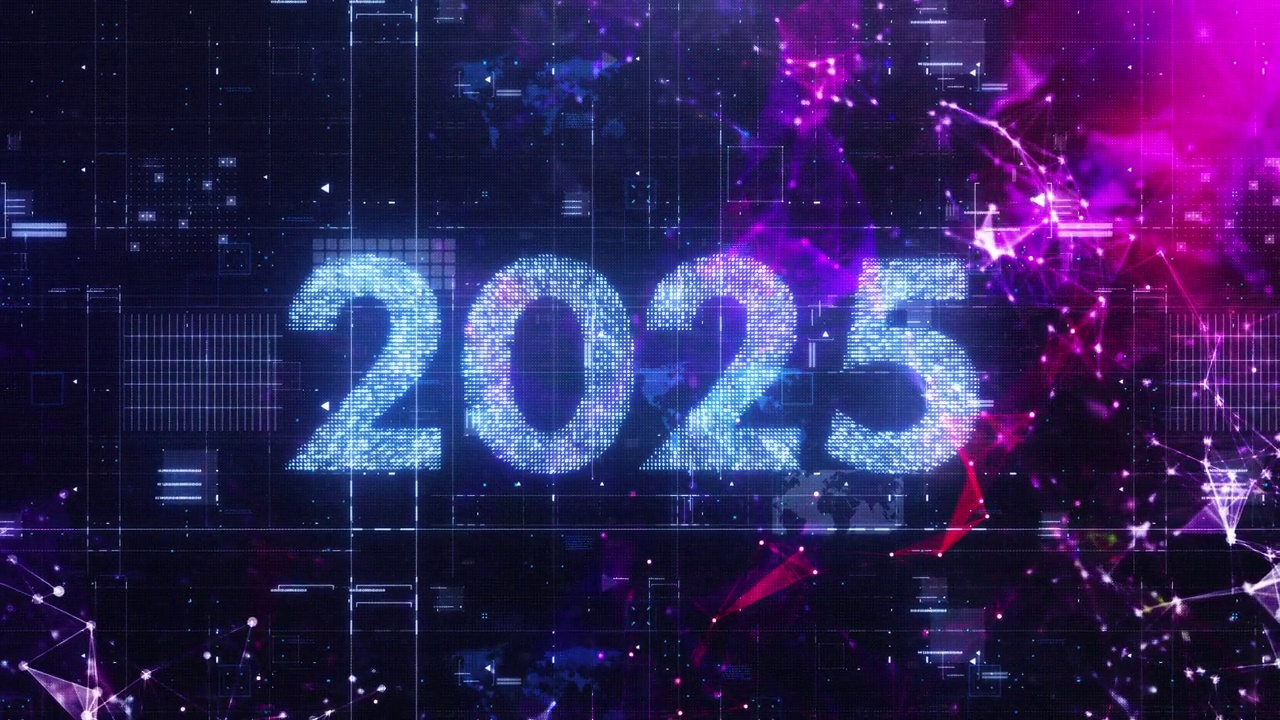 2025年的背景视频素材