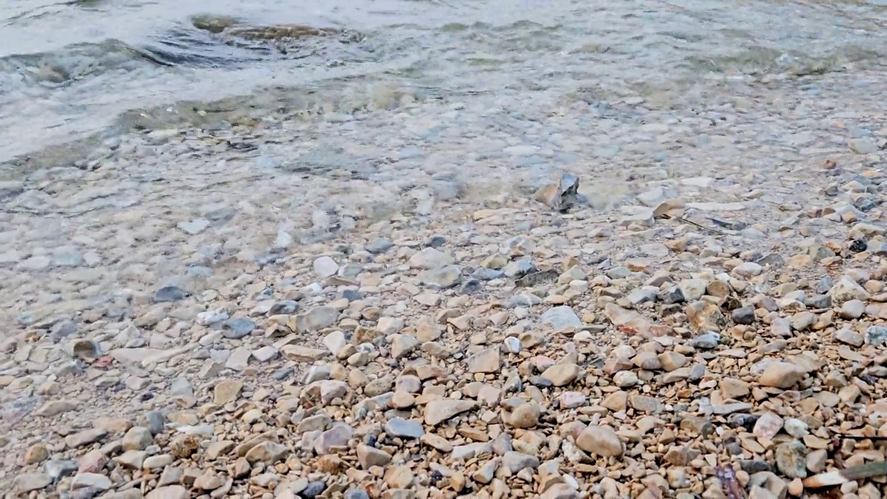 撒丁岛的卵石海岸线视频下载