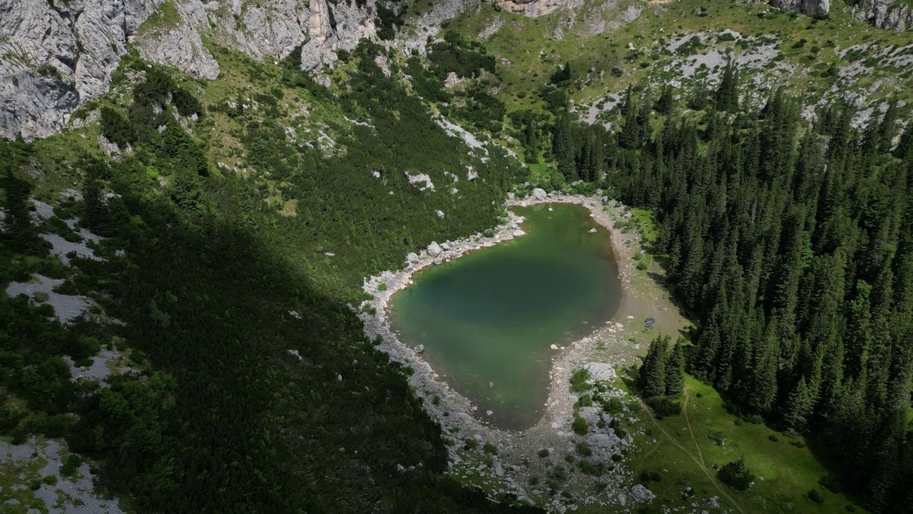 冰川山湖视频素材