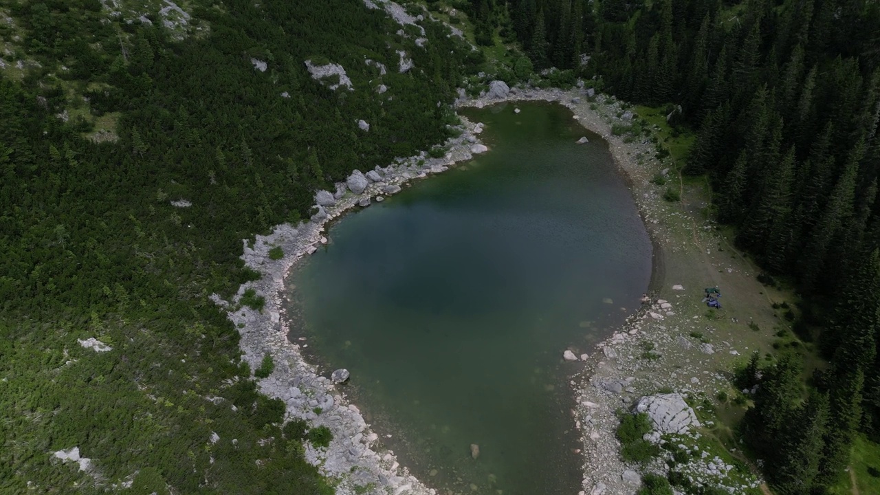 冰川山湖视频素材