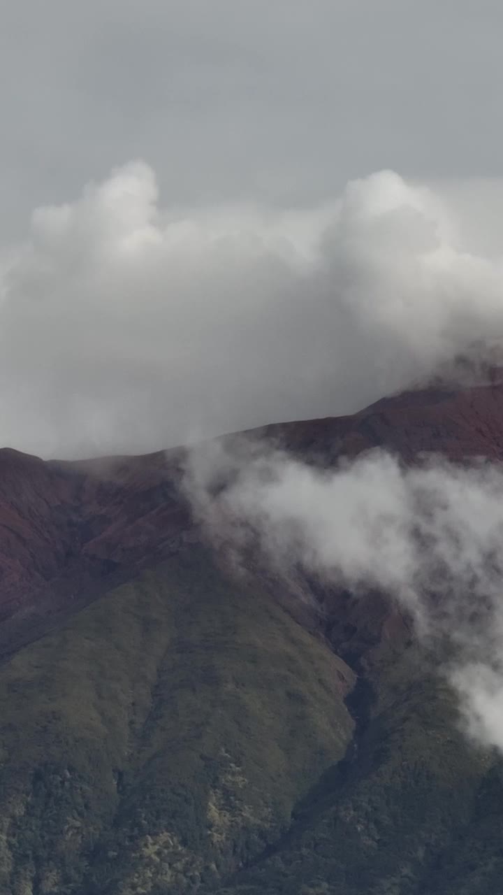 Kerinci山。印度尼西亚苏门答腊。视频素材