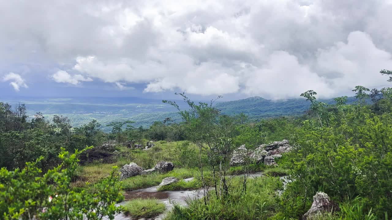 泰国的山顶景观视频素材