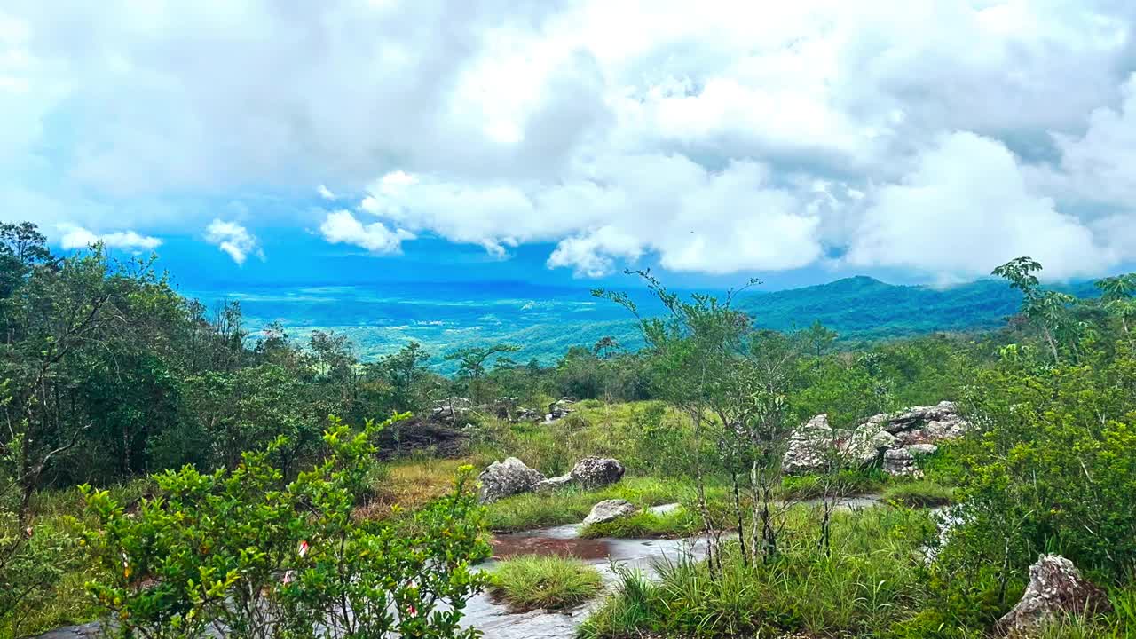 泰国的山顶景观视频素材