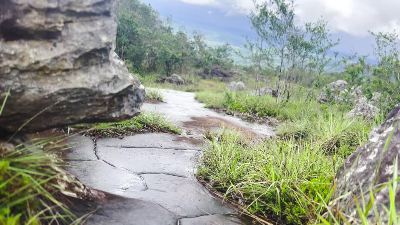 泰国的山顶景观视频素材