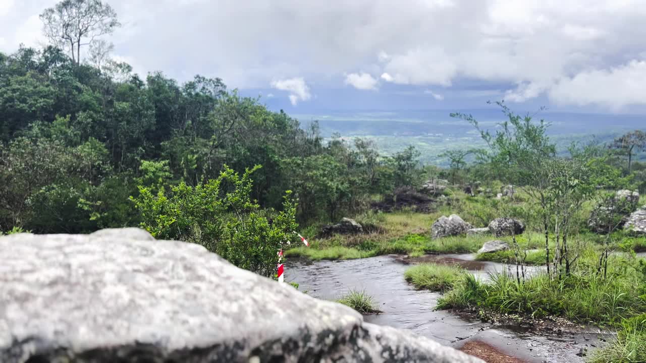 泰国的山顶景观视频素材