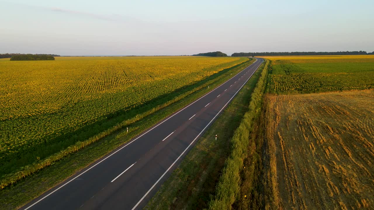 郊区高速公路，高速公路，视频素材