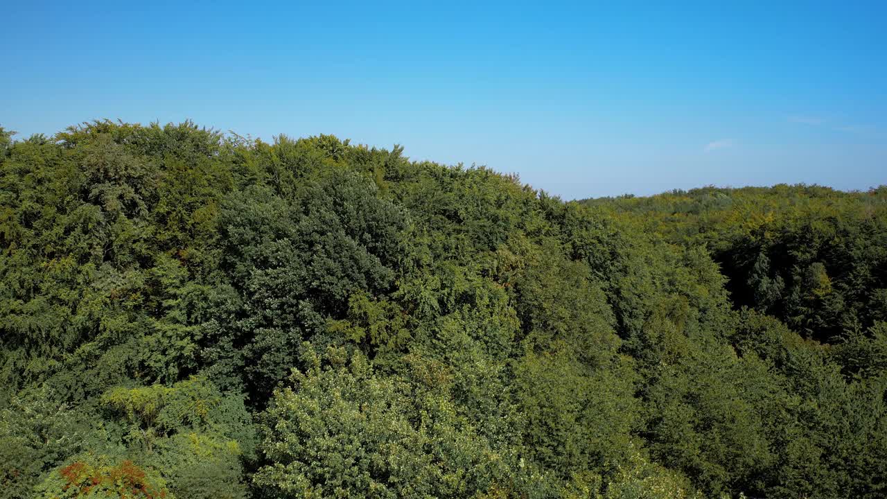 从空中俯瞰，俯瞰格丁尼亚城市的全景，俯瞰Gdańsk海湾和格丁尼亚的码头和海塔。视频素材